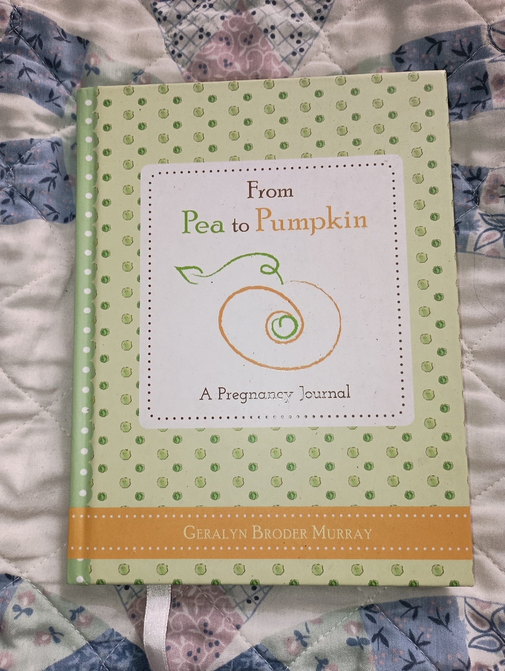 From Pea to Pumpkin Pregnancy Journal - Green & Orange